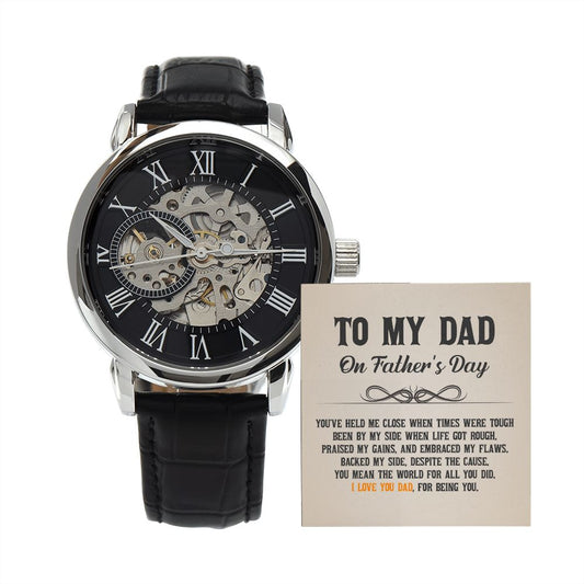 Men's Openwork watch On Father's Day